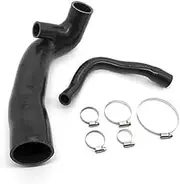 Rynplex Air Intake Silicone Air Intake Hose Turbo Inlet Pipe Kit, for, for S, for Clubman 1.6T R55 R56 R57 N14 Engine 2007-2010 Car Air Intake Hose(BLACK Black)