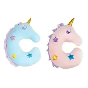 Ushaped Travel Pillow Unicorns Memory Foam Pillow Plush Headrest Neck Support