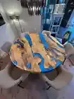 River Table - Resin Dining Table, Epoxy Wood Table, Handmade Epoxy Table decor