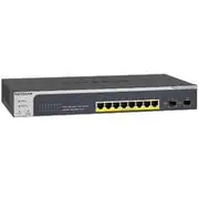 NETGEAR GS510TLP ProSAFE 8-Port Gigabit PoE+ Smart Managed Switch with 2 SFP (75W), Fan-less