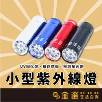 在飛比找松果購物優惠-【小型紫外線燈】4種顏色 UV燈 395nm 驗鈔燈 驗鈔筆