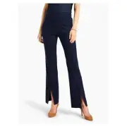 Nic+Zoe NWT New Blue Pants Split Hem Sz 14