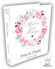 PERSONALISED Bespoke Wedding Planner Organiser Diary / Engagement gift / AllOfMe