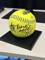 SIGNED Cactus Jack Softball, By METRO BOOMIN & SHECK WES 24’ Celeb Softball Game