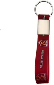 West Ham United FC Silicone Keyring (UK Size: One Size) (Claret)