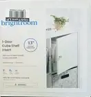 1-Door Cube Shelf Insert–Sleek Hidden Storage for Any 13” Shelf - Brightroom