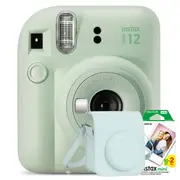 Fujifilm Instax Mini 12 Instant Camera Bundle - Mint Green