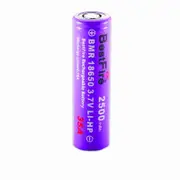 2PCS 18650 2500mAh 35A 3.7V Rechargeable Lithium Battery