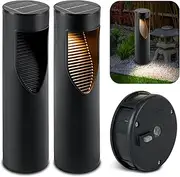 Solar Pathway Lights Outdoor, Solar Lights Outdoor Waterproof with Brighter LED, Solar Powered Garden Lights for Yard, Modern Pathway Walkway Path Driveway Lights