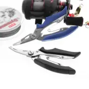 1PC Fishing Pliers Scissors Line Cutter Braid Split Ring Tool Lip Grip TACKLE