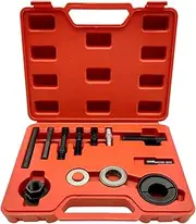 Labymos 14PCS Pulley Puller and Installer Kit, Auto Power Steering Pump Pulley Puller Remover/Installer Tool Alternator Replacement for GM Ford