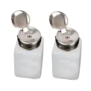 Useful Flux Bottle 2 Pcs 200ml Alcohol Dispenser Anti-Reflux CNC Hot Sale
