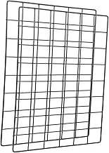 QUMIIRITY 2pcs Metal Grid Wall Panel Nordic Style Photo Frame Decor Picture Wall Display for Home Organize Photos Memories for Bedrooms Cafes More