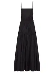 Matteau | Drop Waist Sundress in Black | The UNDONE