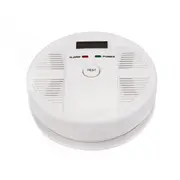 Digital LCD CO Carbon Monoxide&Smoke Detector Alarm Poisoning Gas Warning Sensor