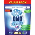 100Pack OMO Deep Clean Active Sensitive 3-in-1 Gentle Laundry Detergent Capsules