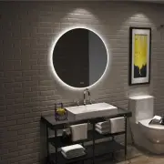 Round Circle Mirror LED Lamp Fog for new home apartment bathroom living room vrx