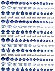 1/64 Hotwheels TORONTO MAPLE LEAF Waterslide Decals MADE IS THE USA