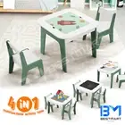 Kids Table and Chairs Set Children Activity Game Play Center Toy Storage Desk
