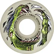 Bones Wheels Trey Wood Dino-Sortas X-Formula Skate Wheels, 55mm, 99A, V5 Sidecut