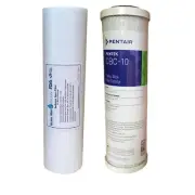 0.5 Micron Filter | Pentek CBC-10 Carbon Block + 1uM Sediment Water Filters