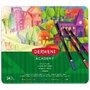 Derwent Academy Coloured Pencils 24 Pack
