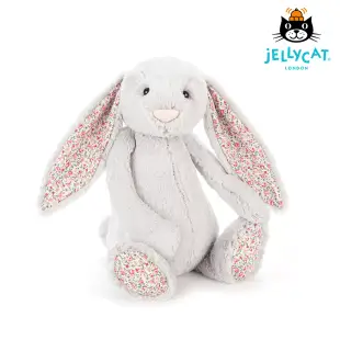 英國 JELLYCAT 36cm 雲灰銀碎花兔安撫玩偶