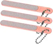 VICASKY Nail Files for Women 3pcs Set Natural Fingernail Files Mini Buffer Travel-friendly Nail Tools