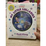 九成新DISNEY晚安硬頁書MY LITTLE LULLABIES