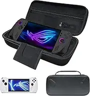 Carrying Case Compatible with ROG Ally 2023, ROG Ally X 2024, Protective Hard Portable Travel Case Cover Shell Pouch with Pockets for Accessories and Games