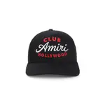 [Amiri] Amiri-Black Club Trucker Cotton Hat-Uomo OS OS