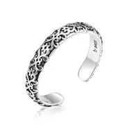 Silver plating Little Daisy Finger Rings for Women Vintage Retro Stackable Rings Jewelry _8