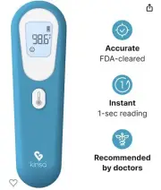 Kinsa Quickscan Bluetooth Thermometer Instant No Touch NEW