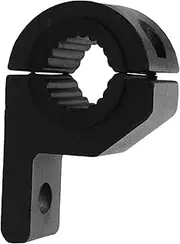 1 Set Car Light Tube Bracket Trailer Tube Clamp Mounting Bracket Headlamp Stage Lights Bar Wire Bumper Stand Hose Lighting Hole Tailgate Vice Turn Pliers Pole Black