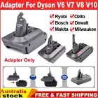 Adapter For Makita Milwaukee Ozito Ryobi Bosch Battery to Dyson V6 V7 V8 V10