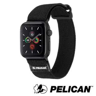 美國 Pelican 派力肯 Apple Watch 42-49mm 1-8代/SE/Ultra Protector 保護者NATO錶帶 - 黑色