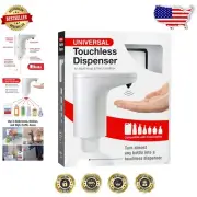 Sleek Touchless Hand Sanitizer & Soap Dispenser - 6 Durable Plastic Units