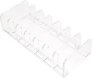 Ipetboom Eyeshadow Palette Storage Box Compartment Makeup Organizer for Cosmetics Lipsticks and Highlighters Transparent Design for Easy Access and Display
