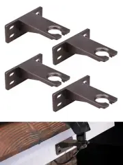4 Pack Low Voltage LED Spotlight Gutter Mount Bracket, 1/2" NPT Standard Thread