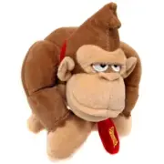 9" Donkey Kong Plush Super Mario Game Character -QUANTITY DISCOUNTS - FREE GIFT