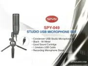 USB Microphone Condenser Studio Recording Mic Tripod Stand Set