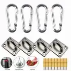 Stainless Fixing Hammock Hanging Hook Kits for Sun Shade Sail Canopy Swing Chair