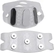 Gripper Spikes for Shoes - 5-Claw Anti-Skid Shoe Covers Non Slip Ice Snow Grips - Ice Spikes Crampons, Good Elasticity Traction Cleats for Women, Men, Elderly