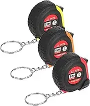 3 Pcs Mini Tape Measure Mini Measuring Tape Kids Measuring Tape 3Ft Small Tape Measure Retractable Pocket Measurement Tape Metric/Inch Keychain Tape Measure Easy Read