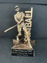 6 1/2” Billboard Softball Resin Trophy