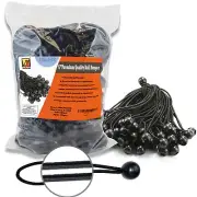 100-Pack 6 Inch Ball Bungee Cords by - Heavy Duty Versatile and Built to Last...