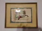 Egyptian Art On Papyrus Hand Painted Tutanhkamun war chariot (original in tomb)