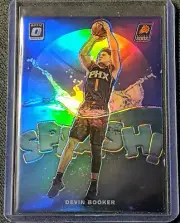 2019 Optic Devin Booker PURPLE Splash insert Phoenix Suns team-colors