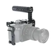 NICEYRIG Camera Cage with Top Handle Grip for DSLR Panasonic Lumix GH5 GH5S NEW