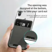 Baseus Universal Phone Back Slot Card Wallet Case 3M Sticker holder Pouch Case
